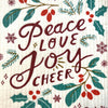 Swedish Sponge Cloth | Peace, Love, Joy, & Cheer